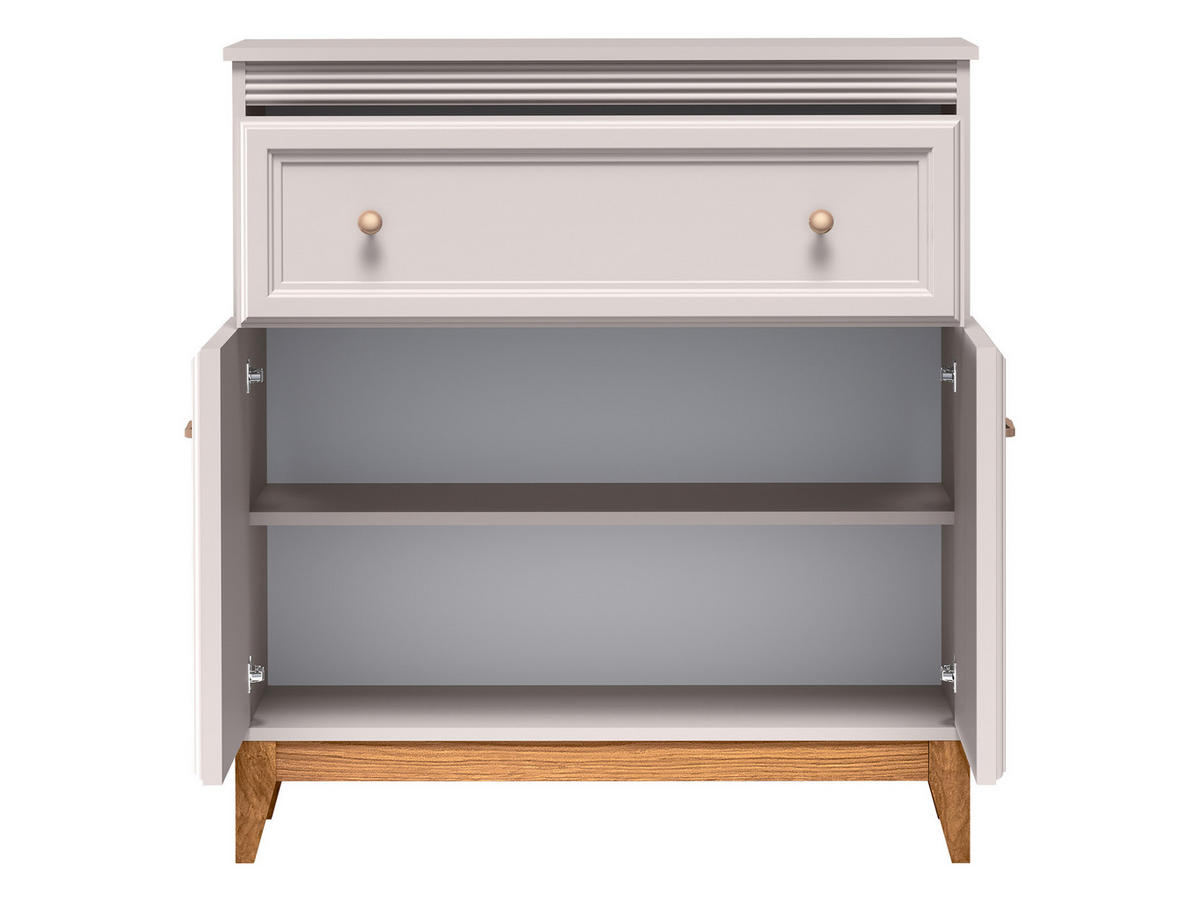 KOMMODE Windsor W-19 - Kaschmir/Goldfarben, Holz/Holzwerkstoff (92/100/35cm) - MIRJAN24