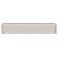 HÄNGEKONSOLE Wuwu Greige mit Schublade 90 cm - Taupe, Holzwerkstoff (90/17/35cm) - Selsey