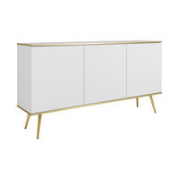 KOMMODE – K160 – 160 cm – Oro System – Weiß - Weiß, Holzwerkstoff (160/85/39cm) - hi-markt