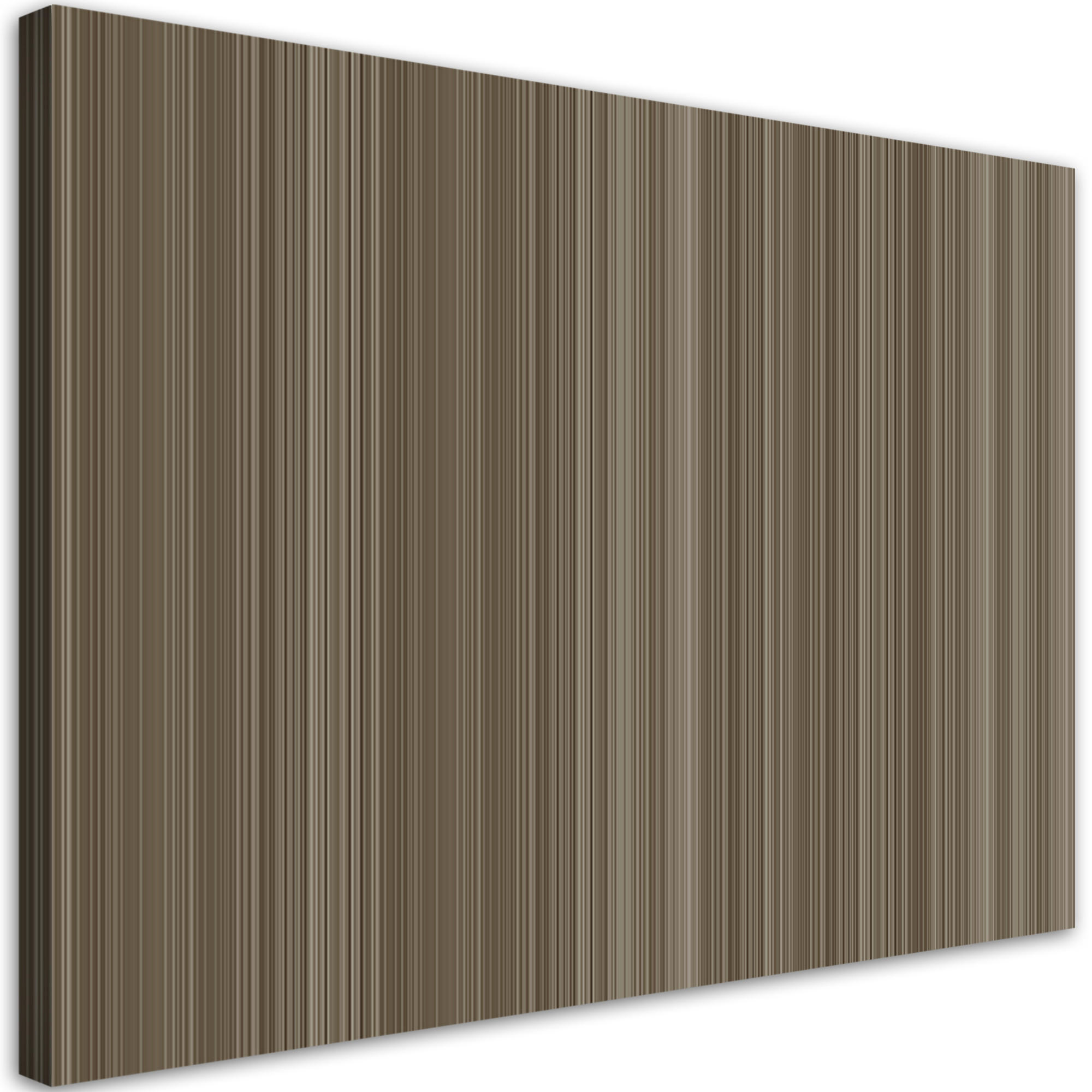 WANDBILD eine dünne linie zwischen liebe und hass - Braun, Textil (60/40cm) - Feeby