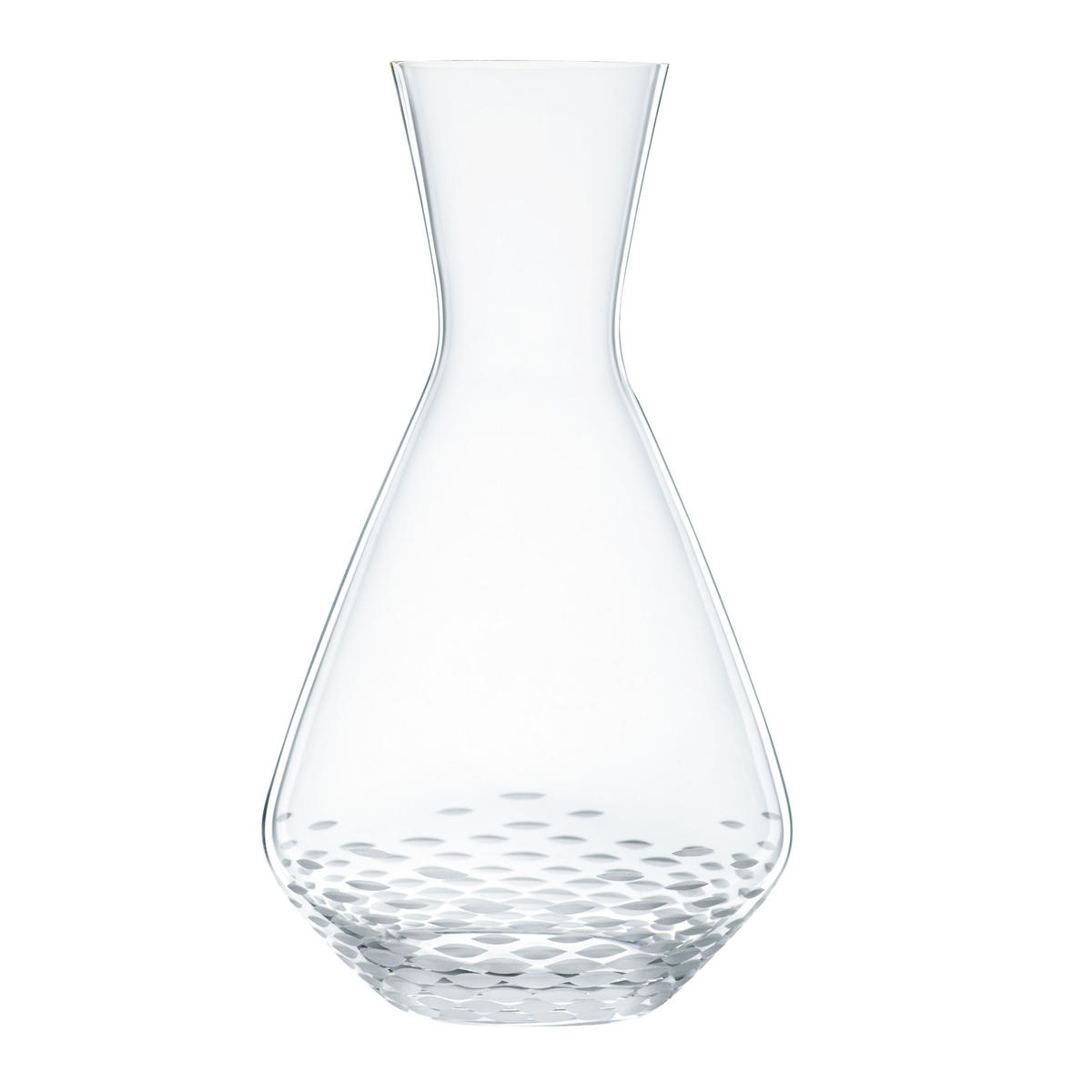 DEKANTIERKARAFFE Mosaik, 3-tlg., Kristallglas, 1400 ml - Transparent, Glas (1.4L) - Nachtmann