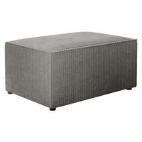 POLSTERHOCKER Karl - Schwarz/Grau, Holz/Kunststoff (60/38/45cm) - MIRJAN24