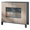 KOMMODE Grömitz Eiche sägerau - Eiche San Remo, Holzwerkstoff (92.5/84.5/35cm) - Vladon