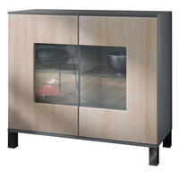 KOMMODE Grömitz Eiche sägerau - Eiche San Remo, Holzwerkstoff (92.5/84.5/35cm) - Vladon