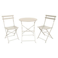TISCH, Sam, Tisch Sandfarben, Stahl, 42 x 46 x 80 cm - Sandfarben, Metall - ebuy24