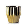 BLUMENTOPF Yvonne Gold 13/13/13.5 cm Keramik - Goldfarben, Keramik (13.5cm) - Mondex