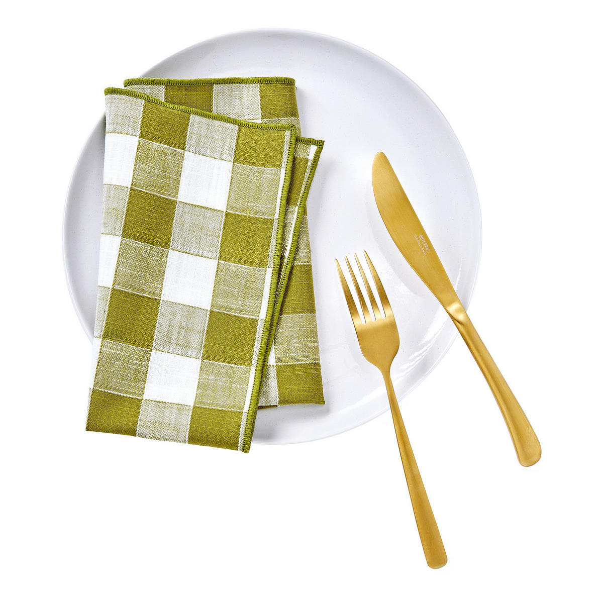 SERVIETTE (4er-Set) Medley - Grün, Textil (42/42cm) - Butlers