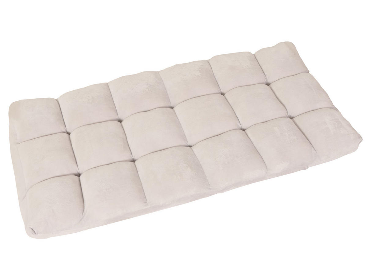 BODENSESSEL Cremeweiß - Weiß, Textil (50/55/55cm) - MCW