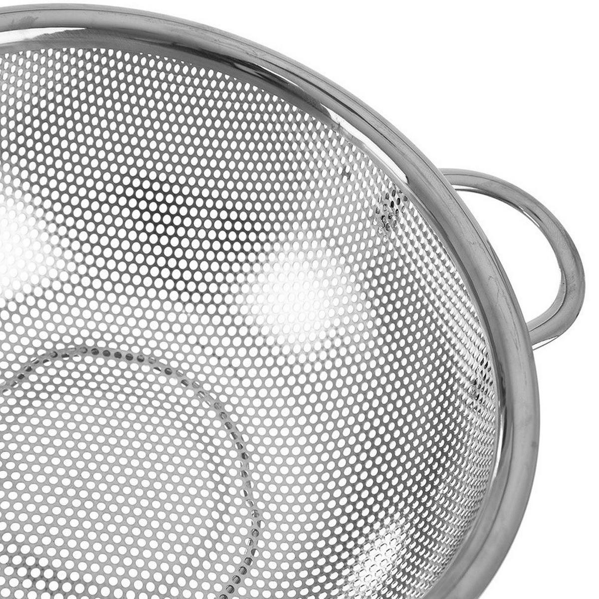 KÜCHENSIEB ANETT Silber 20,5 cm - Silberfarben, Metall (20.5cm) - Orion 