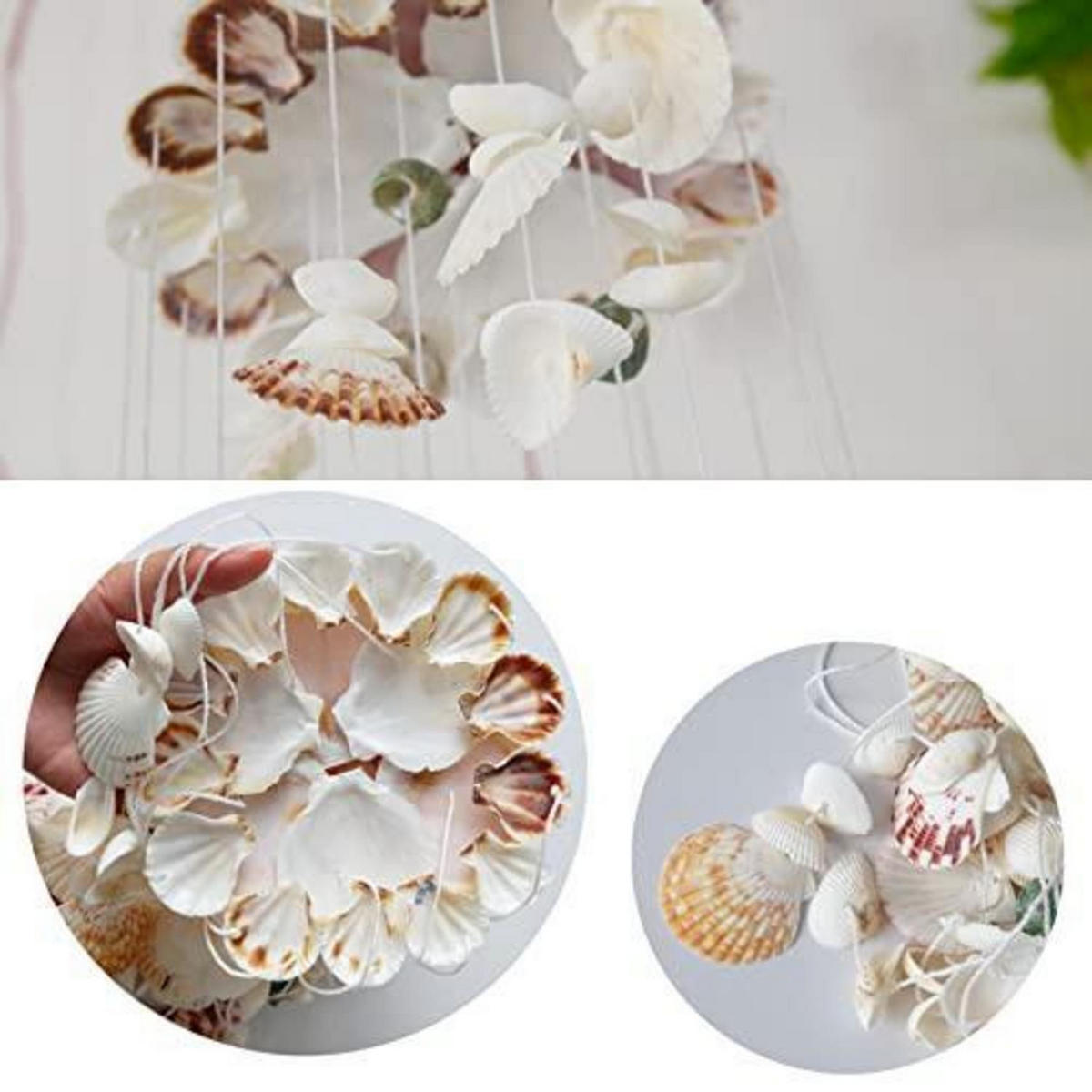 WINDSPIEL Muschelform 95 cm - Multicolor, Naturmaterialien (95/13/1cm)