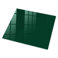 GLASPLATTE 80x60 cm – Flaschengrün - Türkis, Glas (0.4/80/60cm) - ArtPrintCave