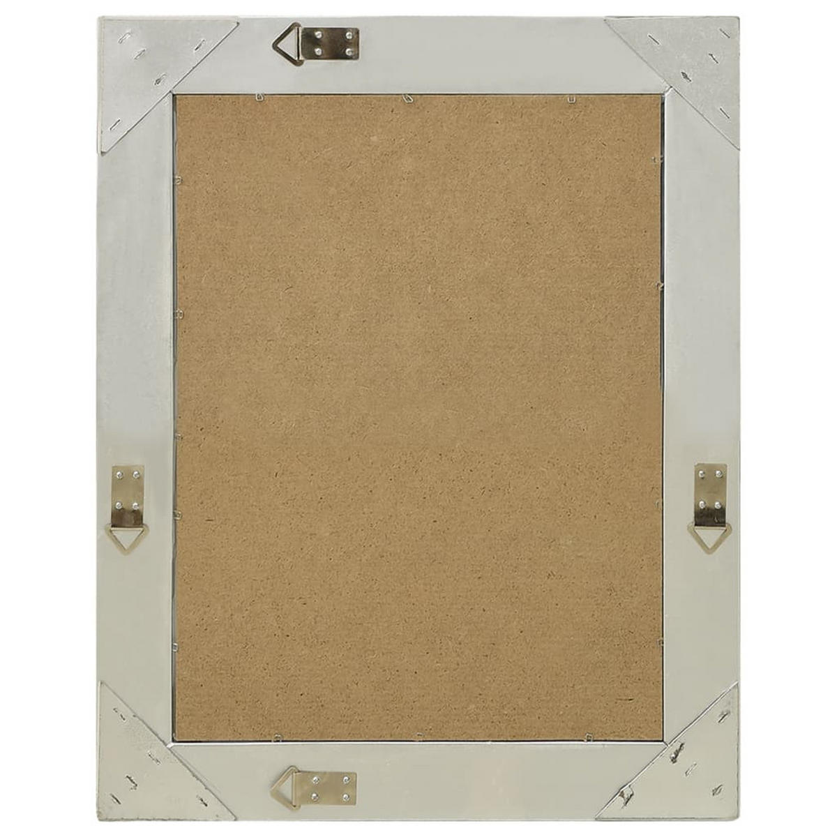 WANDSPIEGEL im Barock-Stil 50x60 cm Silbern - Silberfarben, Holz (50/60/60cm) - furnicato