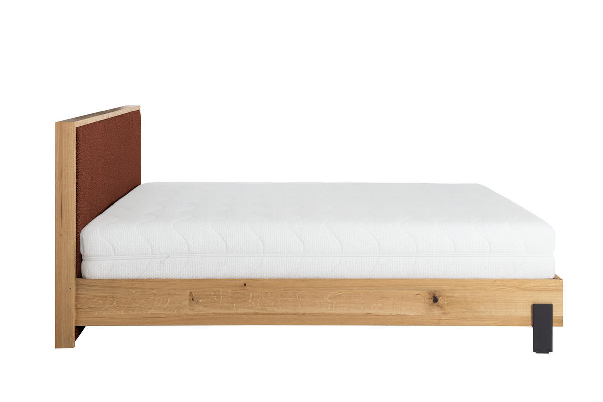 POLSTERBETT mit Matratze PRATO, Orange, 140x200 cm - Orange, Textil (140/200cm) - KS Home Concept