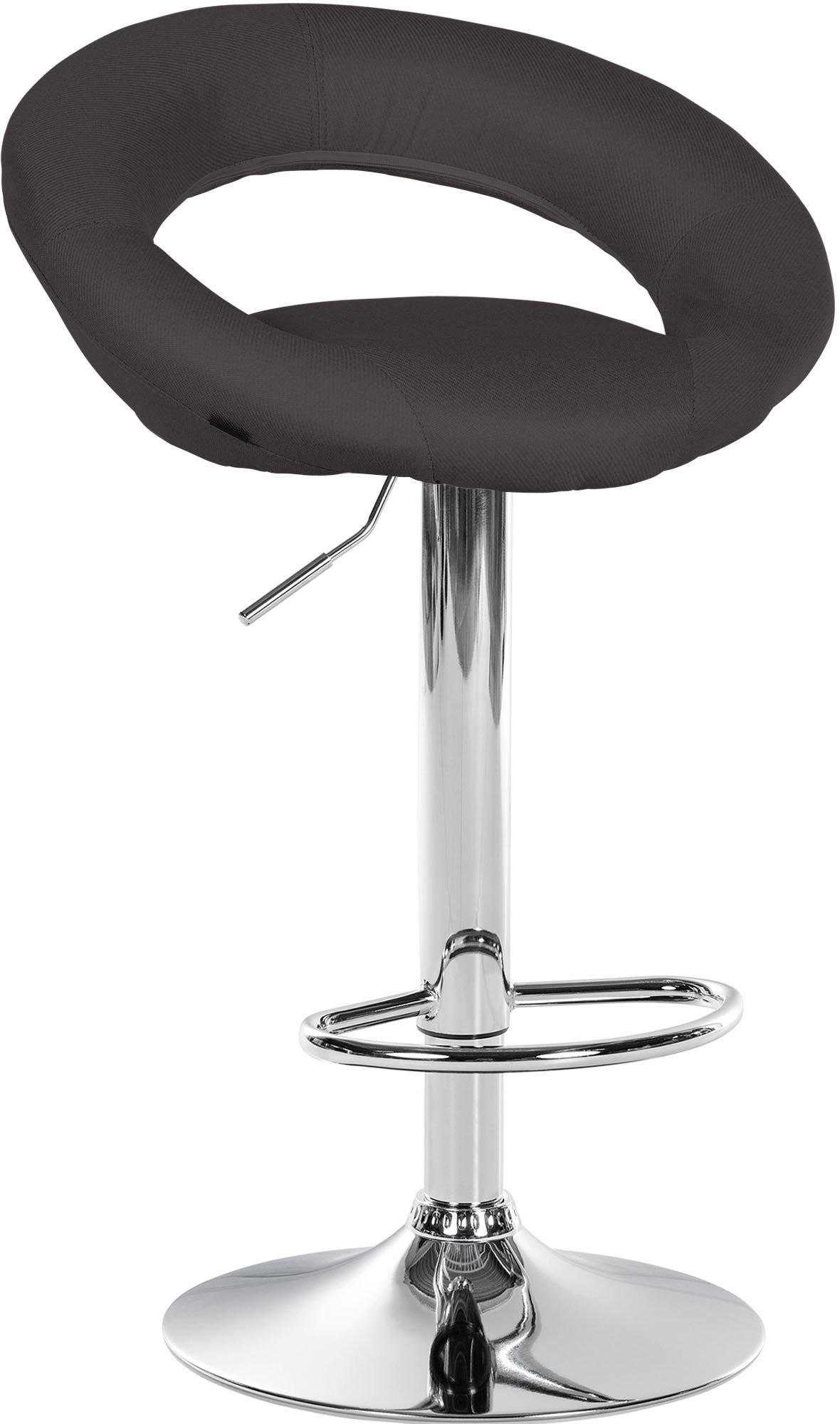 CLP Barhocker Dunkelgrau 52x77x47 cm