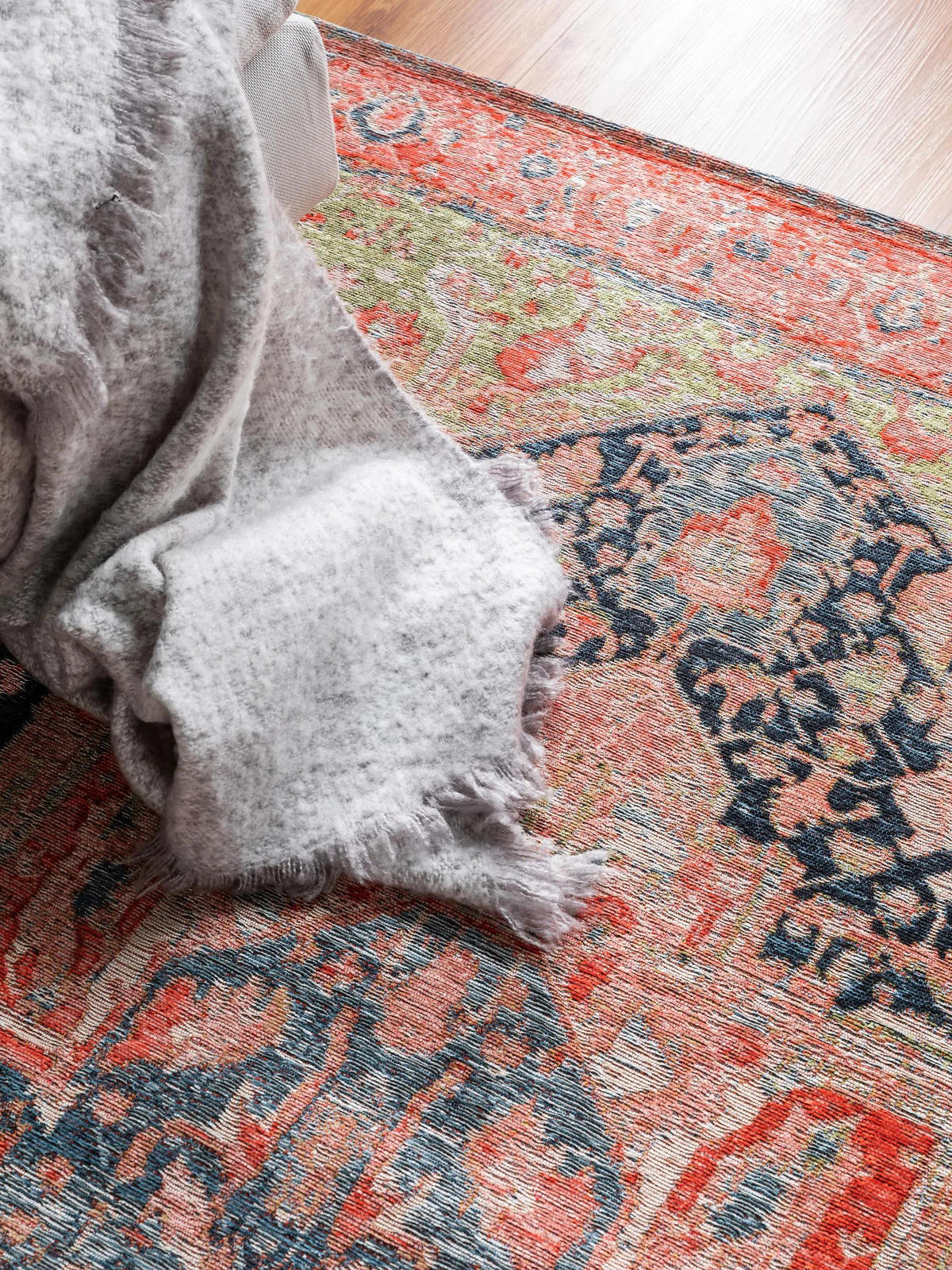 FLACHGEWEBETEPPICH Stay Pink 155x235 cm - Pink, Textil (155/235cm) - benuta Pop