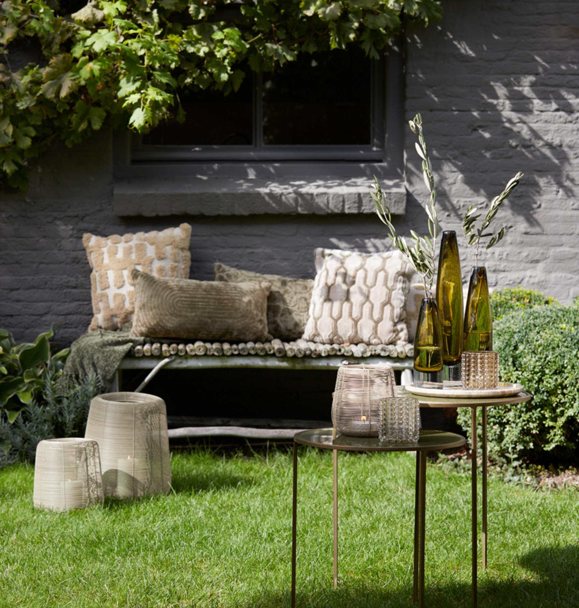 WINDLICHT Adeta Braun Ø28/29 cm - Braun, Metall (28/29/28cm) - Light & Living