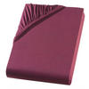 MIKROFASER-SPANNBETTLAKEN 180x200 Bordeaux - Bordeaux, Textil (180/200cm) - Carpe Sonno