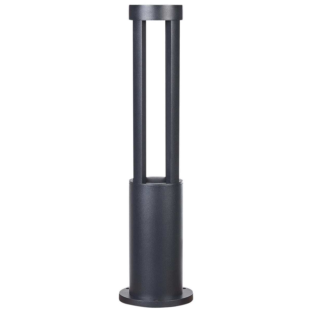 LED-POLLERLEUCHTE Schwarz Payette - Schwarz, Metall (15/15/60cm) - Beliani