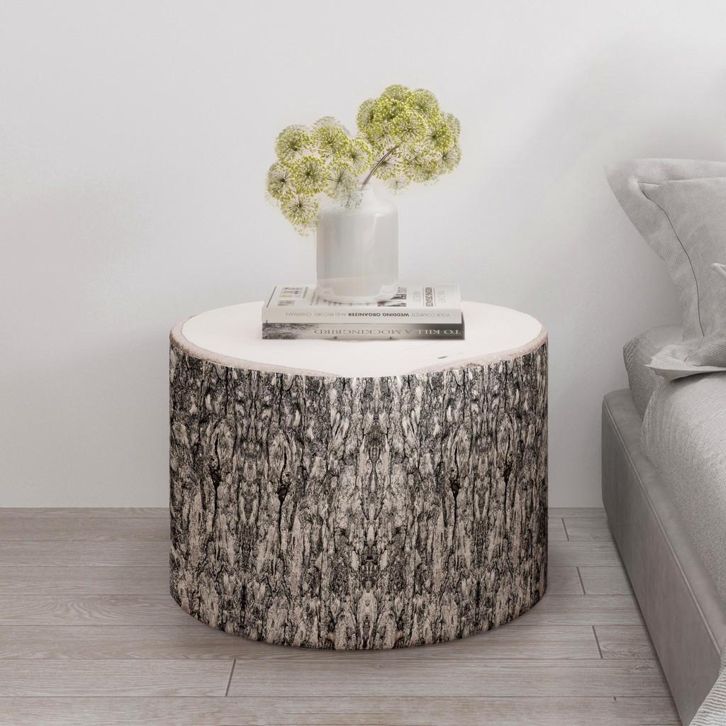 Thumbnail - Vercart Pouf, Grau, Textil, 1-Sitzer, Oval, 48x40.6x60.9 cm, Wohnzimmer, Hocker, Poufs