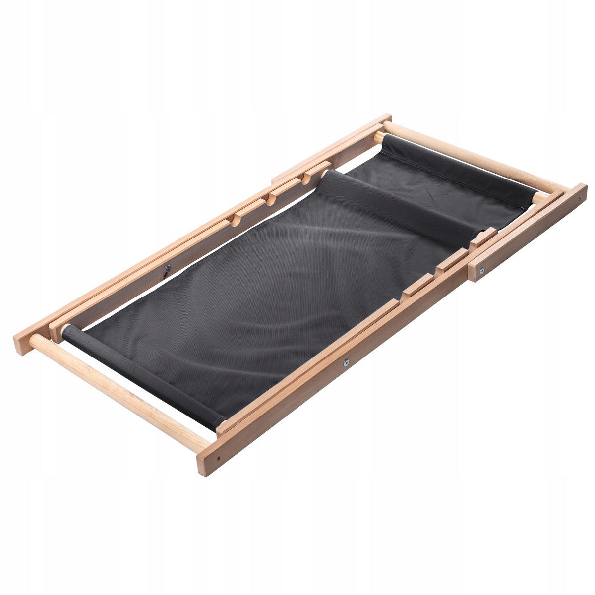HOLZLIEGESTUHL Graphit 2 Stk. - Graphitfarben, Holz (53/80cm) - KADAX