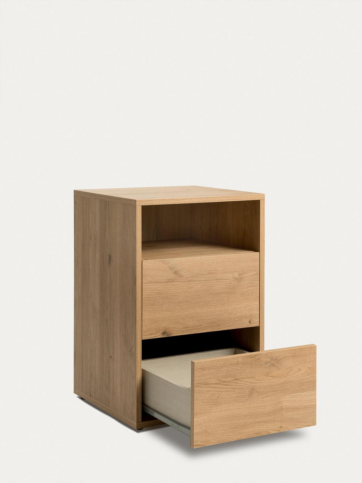 NACHTTISCH Hegas Natur 42 cm x 62.3 cm - Braun, Holzwerkstoff (42/62/40cm) - Kenay Home