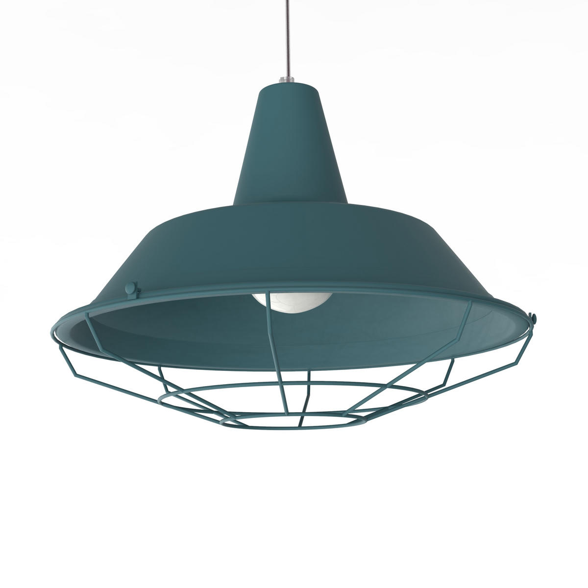 HÄNGELEUCHTE - Blau, Metall (45/45/40cm) - Lumicom