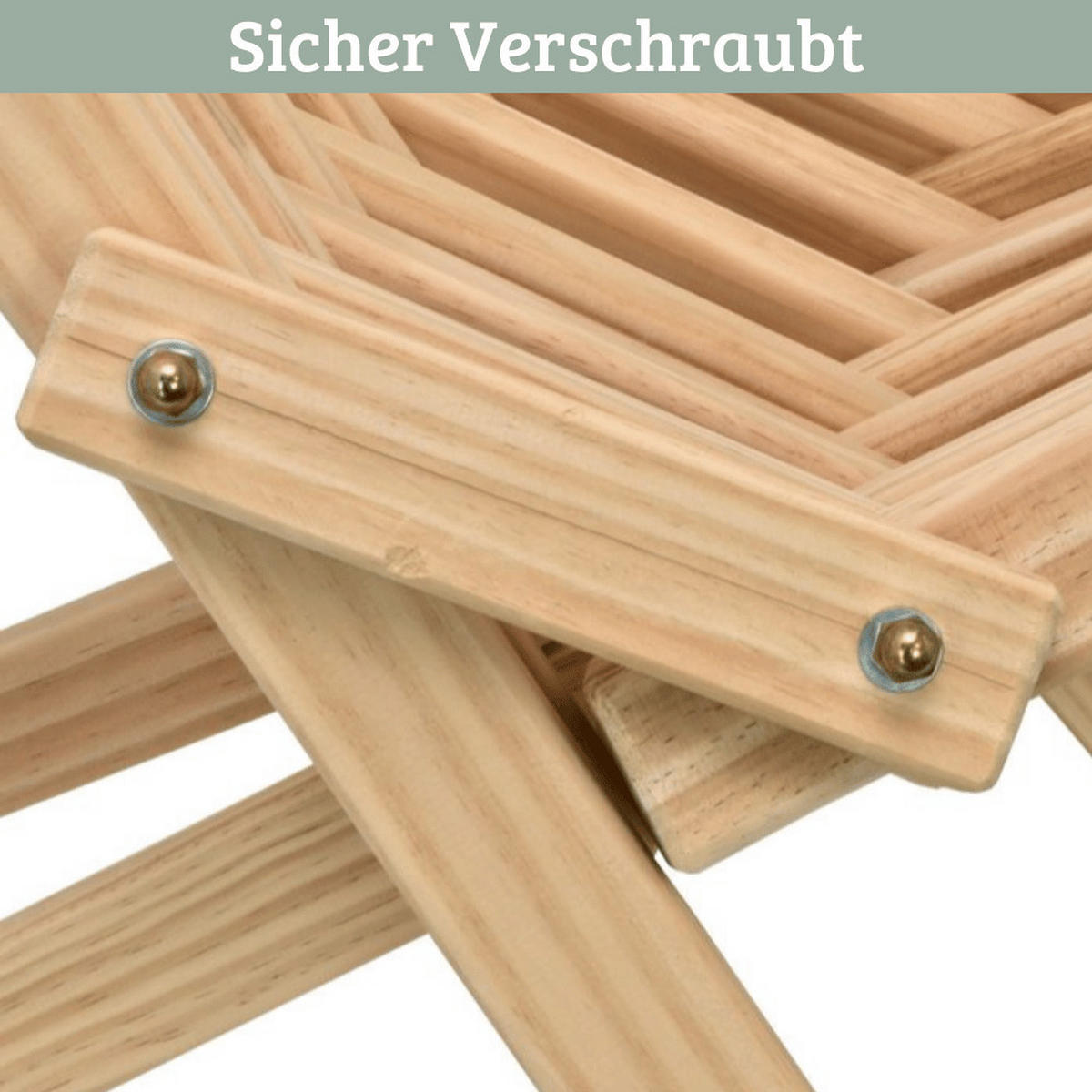 LIEGESTUHL skandinavischHolz ENNO Sonnenliege - Braun, Holz (60/90/80cm) - DELUKE