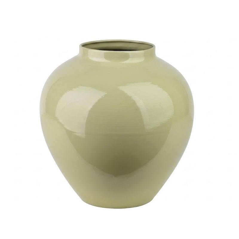 VASE Roger grün 14/28/28 cm Metall - Grün, Metall (28cm) - Mondex