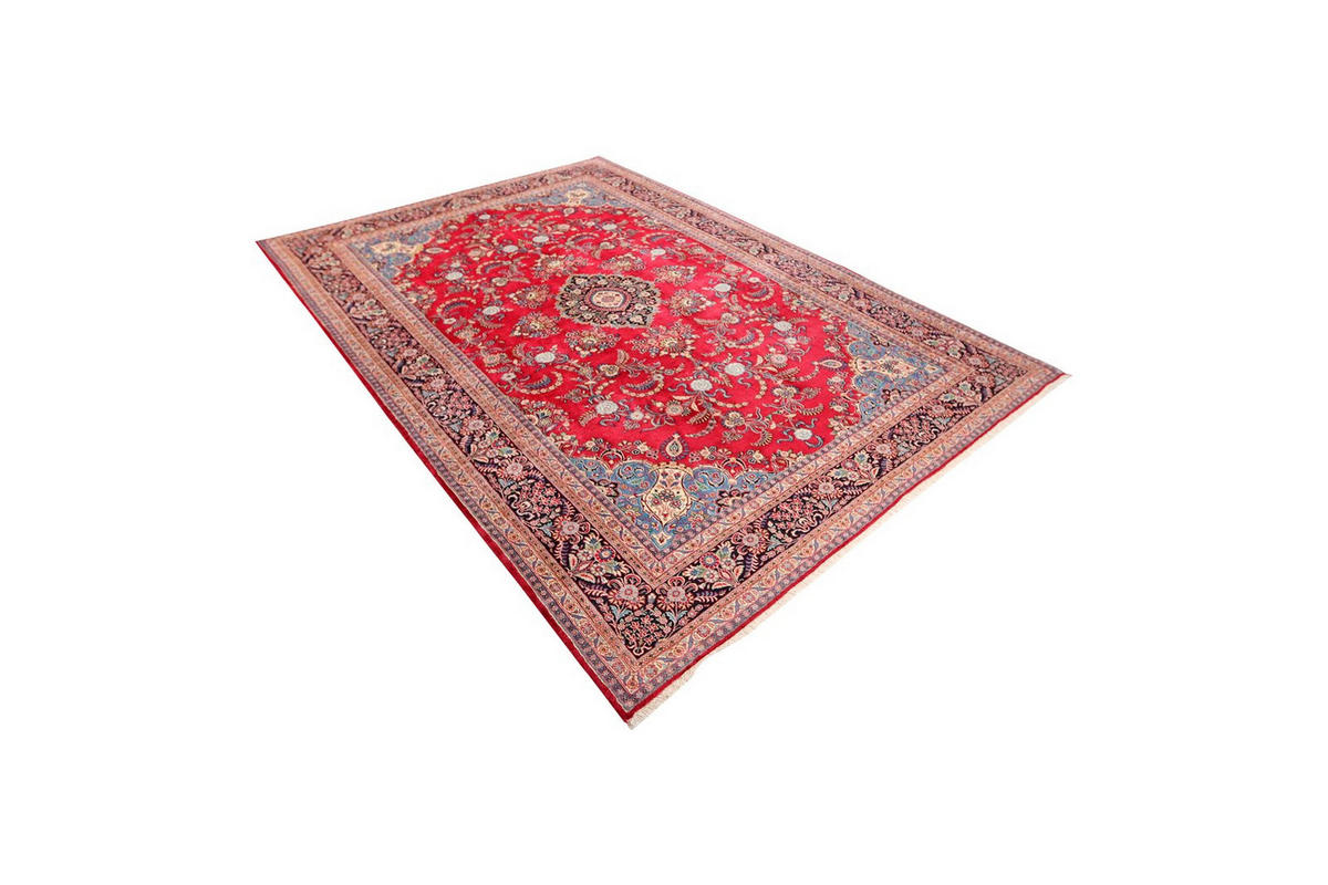 ORIENTTEPPICH handgeknüpft Ekbatan Rot 300/200 cm Schurwolle - Rot, Textil (200/300cm) - Looma