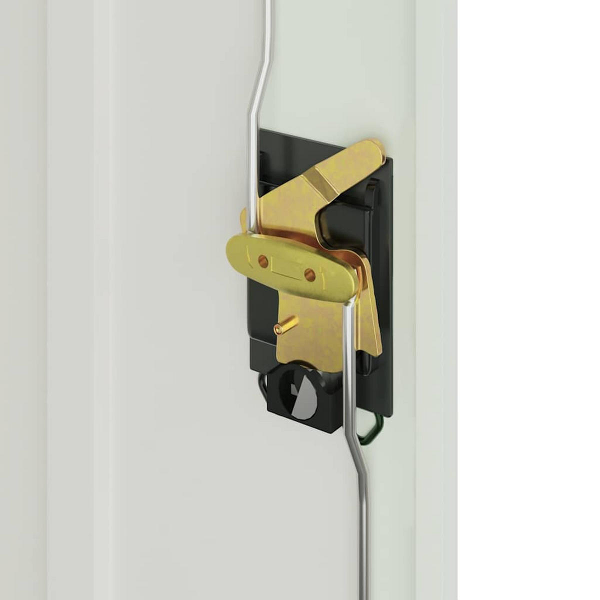 AKTENSCHRANK Mit 2 Türen Grau 90 Cm Stahl - Grau, Metall (40/90/90cm) - vidaXL