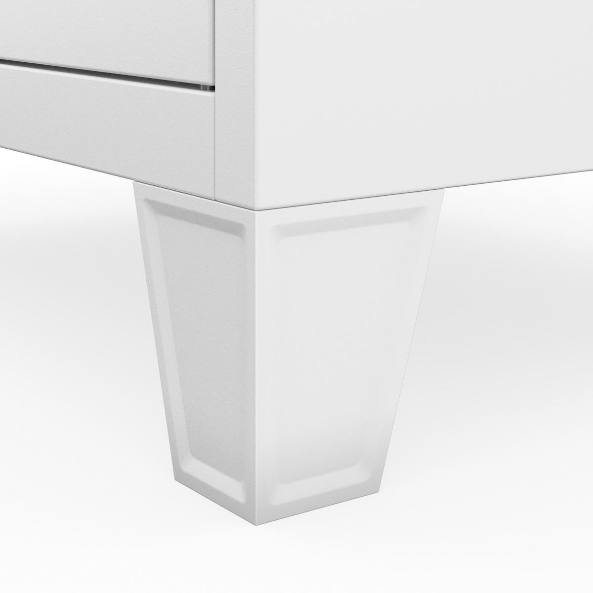 ARBEITSSCHUTZSCHRANK BARTEK 2 Plus - Weiß, Metall (56/172/45cm)
