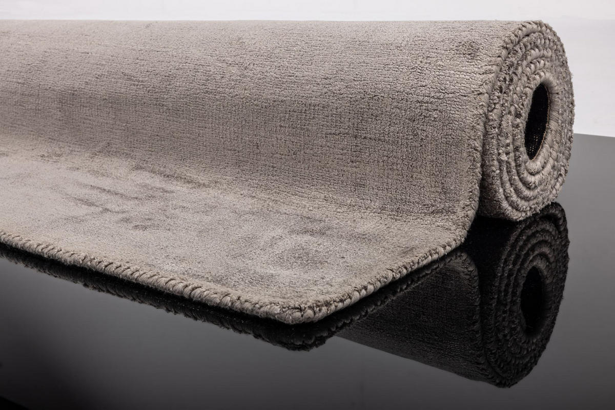 VISKOSETEPPICH Star 190x290 cm - Grau, Textil (190/290cm) - THEKO