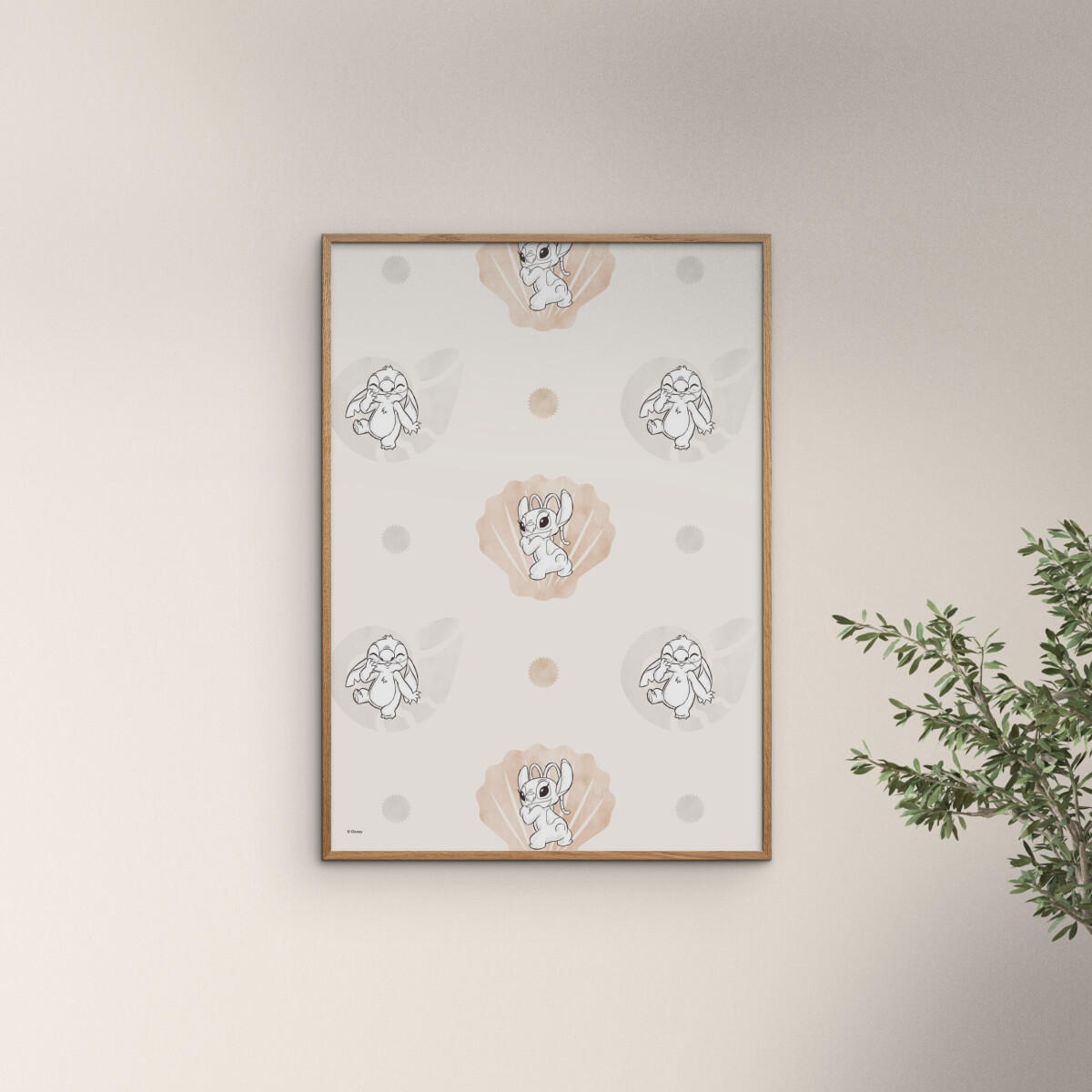 POSTER Disney - Stitch Bubble Pattern - Multicolor, Papier (50/70/0.1cm) - Poster&Frame