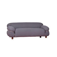 ZWEISITZER-SOFA GEPOLSTERT Textil Grau - Grau, Textil (178/63/96cm) - Nest Dream