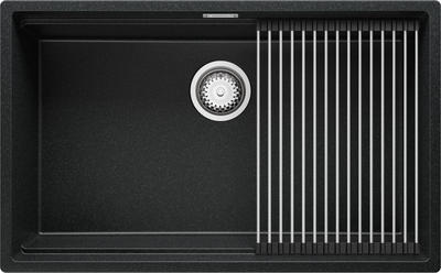 Primagran Unterbauspüle Anthrazit, Chrom, Chrom 76x20x47 cm