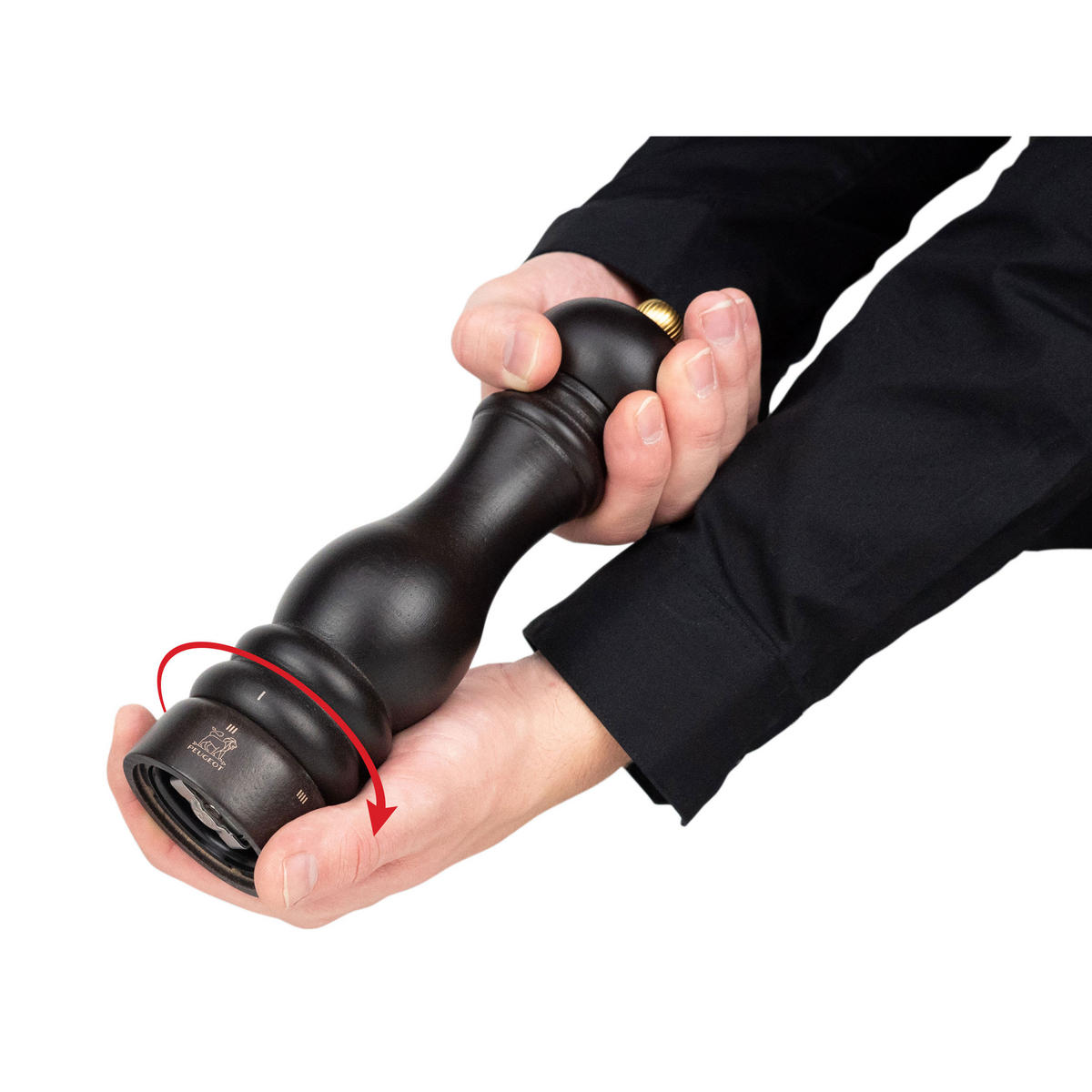 PFEFFERMÜHLE Paris uSelect 22cm Buchenholz Schokolade Stahlmahlwerk - Braun, Holz (5.9/22/5.9cm) - PEUGEOT