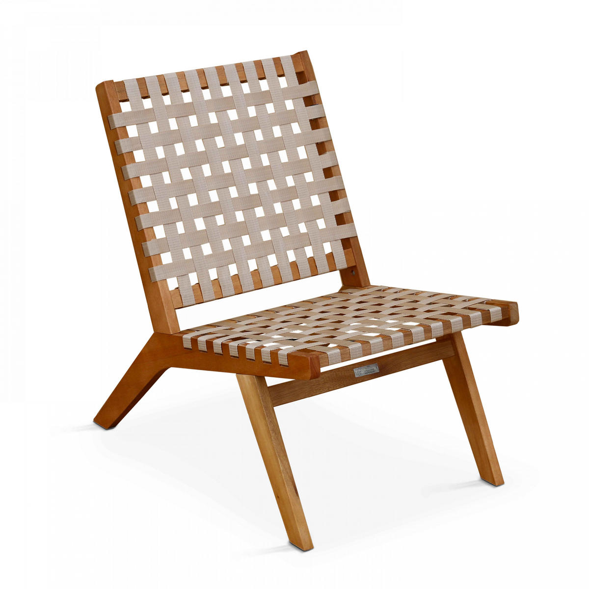 RELAXSESSEL 2-tlg., Taupe - Taupe, Holz (80/78/52cm) - Oviala