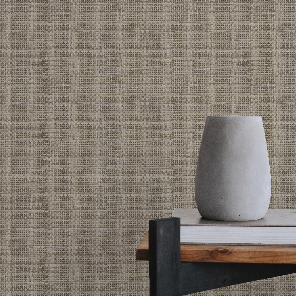 VLIESTAPETE - Rattan - Braun, Papier/Kunststoff (52/1000cm) - Easy Decor