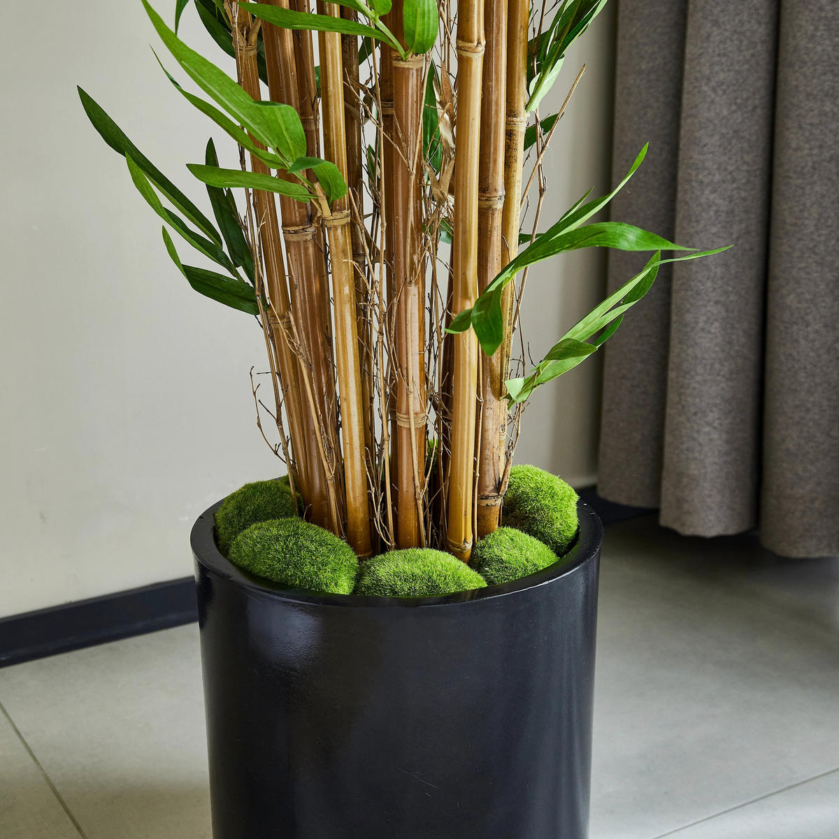 KUNSTBAUM Künstlicher Bambus – Kaelen 150 cm - Grün, Kunststoff (150cm) - aplanta