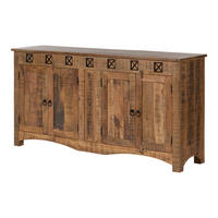 SIDEBOARD Akazie 178x42x88 natur versiegelt NATURE OF SPIRIT #240 - Naturfarben, Holz (178/88/42cm) - Massivmoebel24