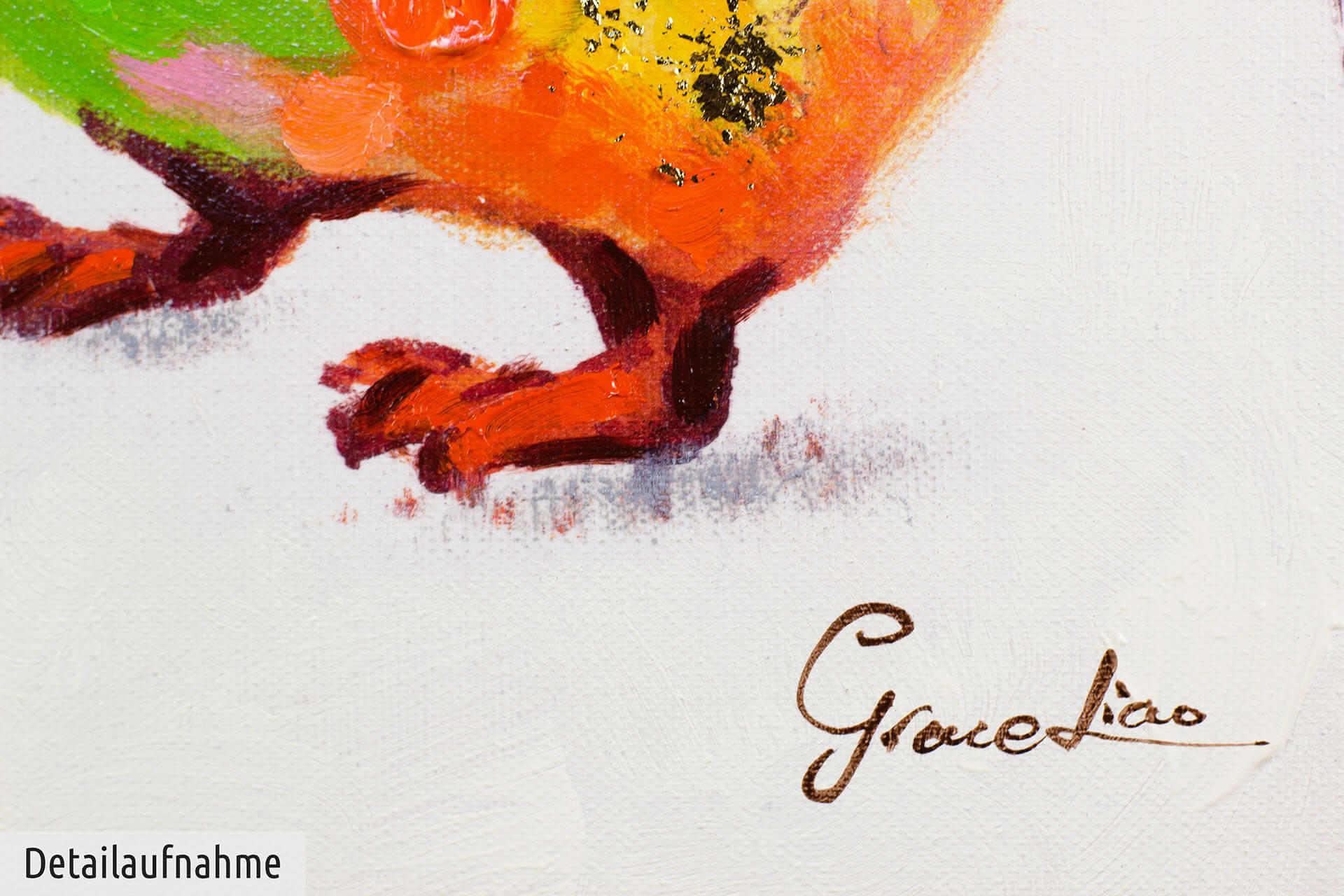 ÖLGEMÄLDE 50/50 cm - Multicolor, Holz/Textil (1/50cm) - KUNSTLOFT