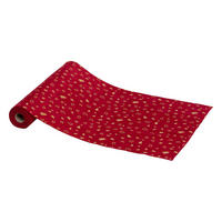 TISCHLÄUFER Goldenes Muster 28/300 cm - Rot, Textil (300cm) - Atmosphera Createur d´interieur