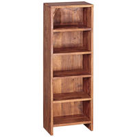 CD-REGAL Massivholz Pflegeleicht 90cm, Braun 30x17x90 cm - Braun, Holz (30/90/17cm) - KADIMA DESIGN