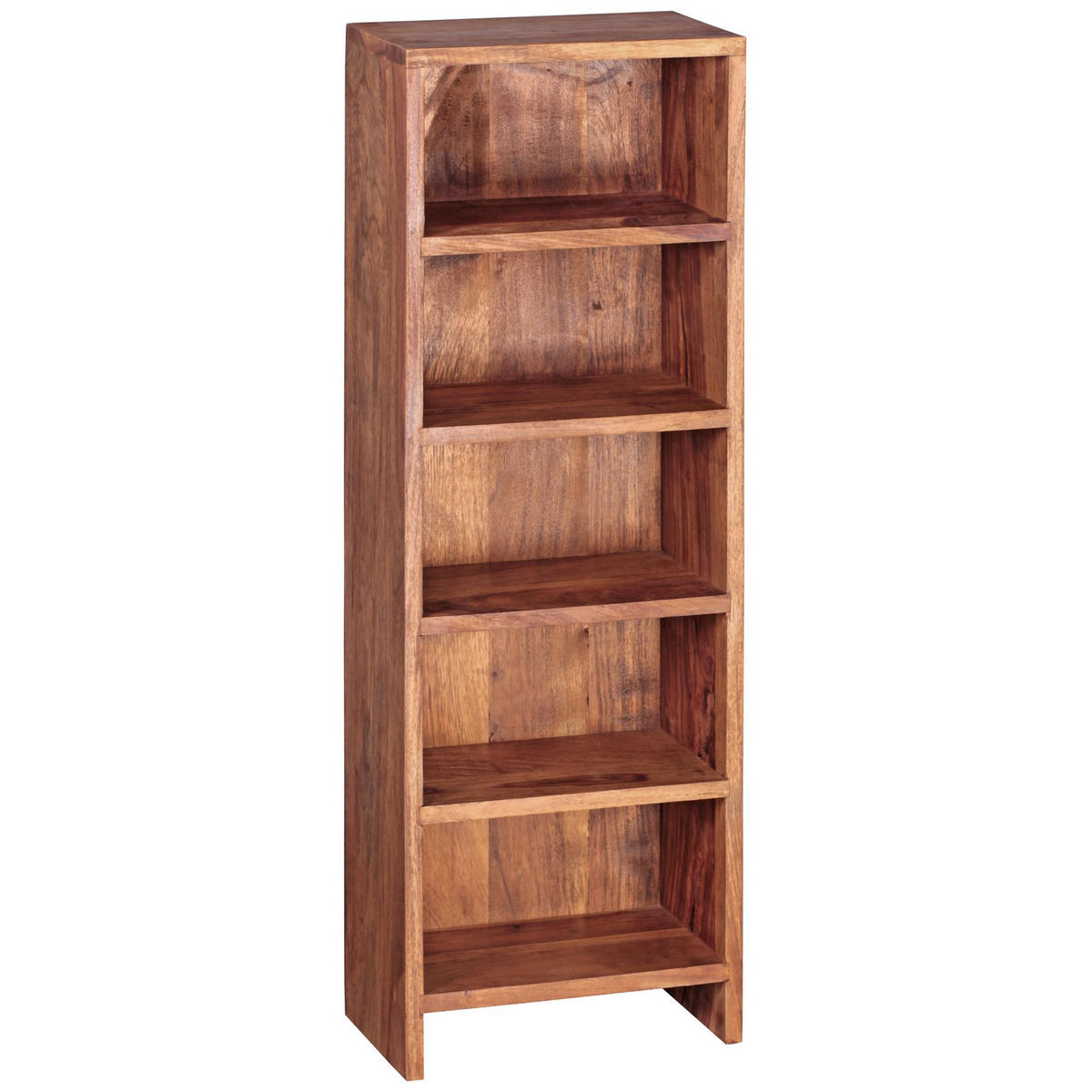 CD-REGAL Massivholz Pflegeleicht 90cm, Braun 30x17x90 cm - Braun, Holz (30/90/17cm) - KADIMA DESIGN