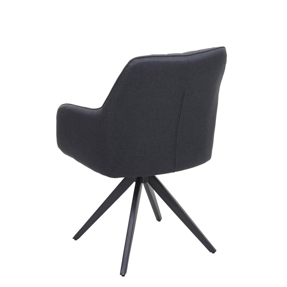 ESSZIMMERSTUHL Anthrazit - Dunkelgrau/Anthrazit, Textil (58/87/62cm) - MCW