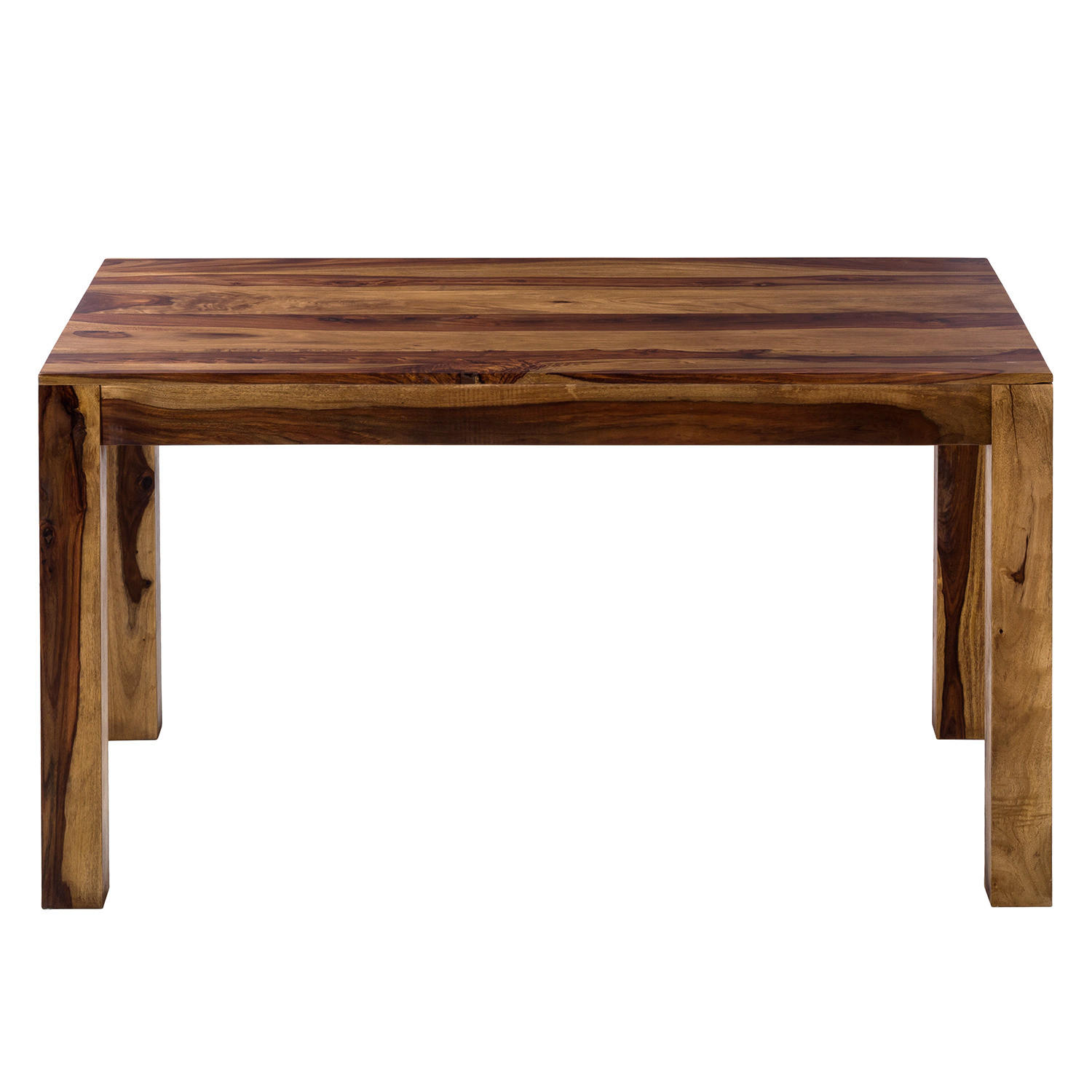 ESSTISCH - Sheesham massiv - Sheeshamfarben, Holz (90/140/76cm) - home24