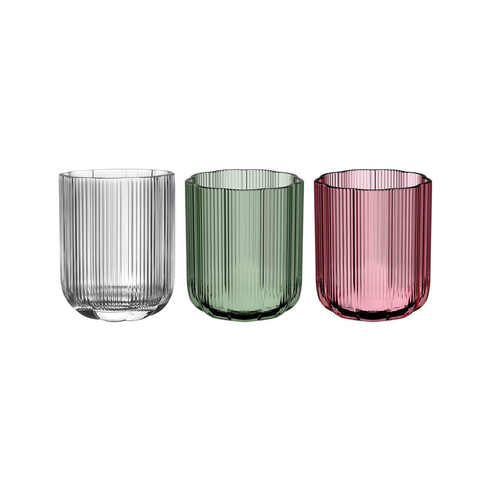 VASEN-SET Fleur bunt 15 cm 3er Set - Multicolor, Glas (12.5/15cm) - Villeroy & Boch