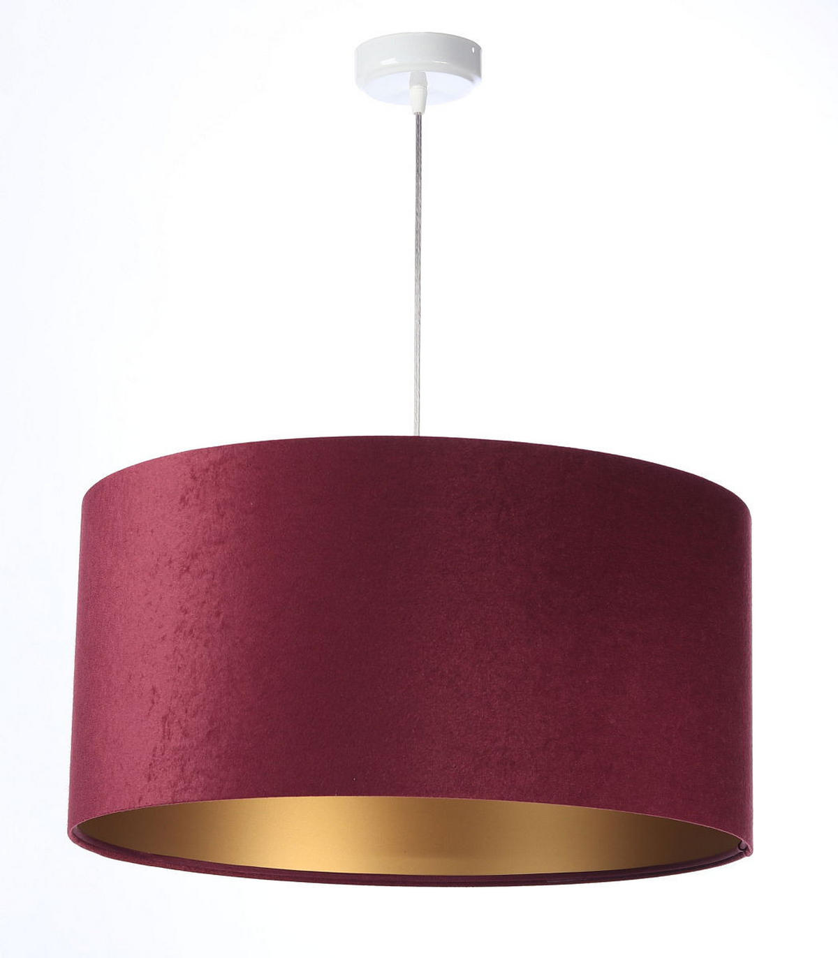 HÄNGELEUCHTE Gold 50/25 cm - Lila/Goldfarben, Kunststoff (50/0.8/25cm) - ONZENO
