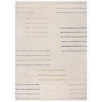 TEPPICH Wohn-/Schlafzimmer reine Wolle GROOM Blau 120x170 cm - Blau, Naturmaterialien (120/170cm) - Novatrend