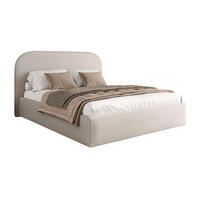 POLSTERBETT OLIMPIA mit Bettkasten 120x200, Castel 04 - Creme, Textil (120/200cm) - Lookway